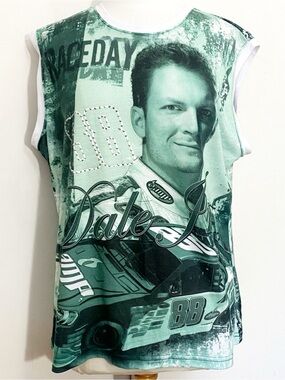 Chase NASCAR Women’s Dale Earnhardt Jr. Graphic Sparkke Accent Tank Top 2X